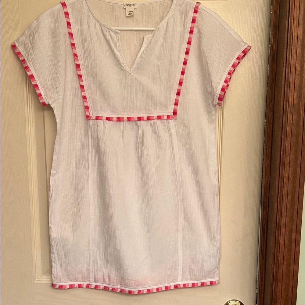 Crewcuts White Textured Coverup EUC